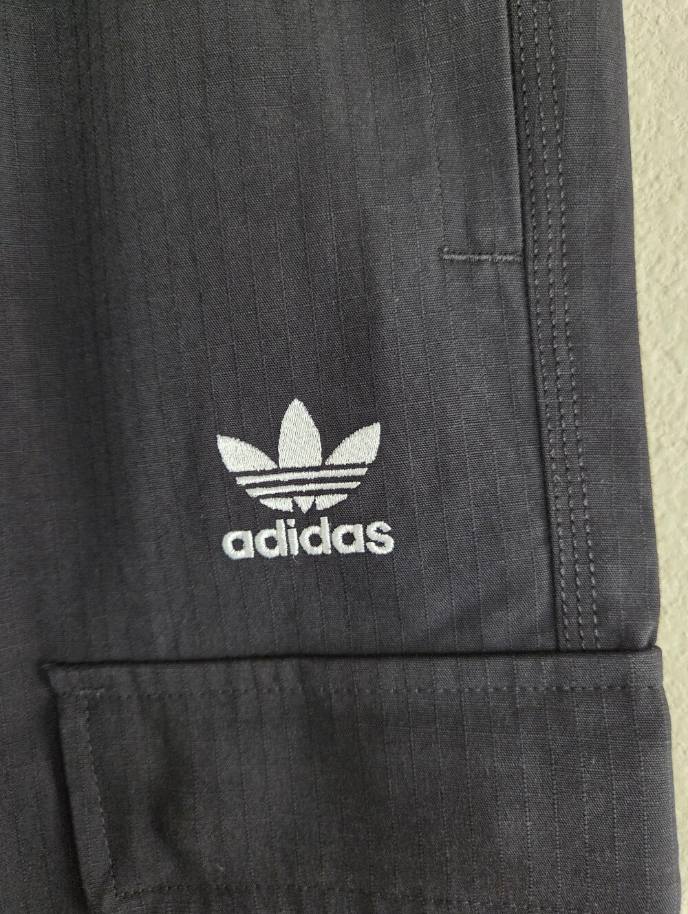 adidas Black Cargo Pants with Side Pockets - Picture 5 of 10